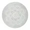 Round incense sticks holder Mandala - alabaster