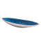 Boat-shaped holder for incense sticks and cones Rose of Life - blue