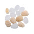 Orange calcite and rock crystal gemstones for revitalizing drinking water.