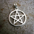 Srebrn obesek pentagram